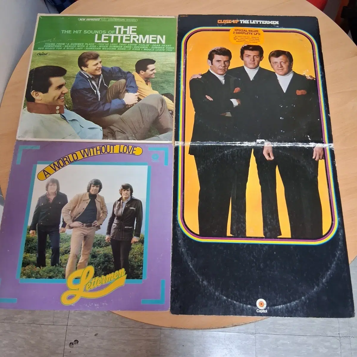 6장 일괄 올드팝 그룹 THE LETTERMEN LP