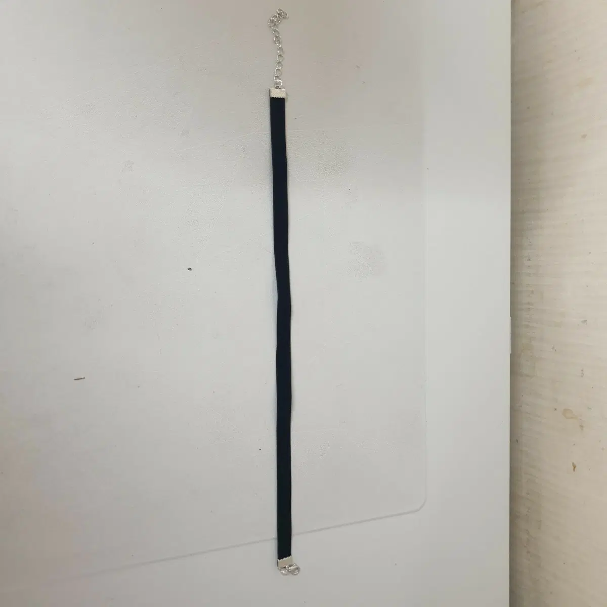 새것 블랙초커 블랙목걸이 초커 얇은초커