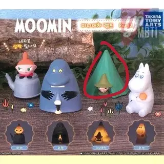 무민 미니어처 램프 피규어 가챠 스너프킨 판매합니다