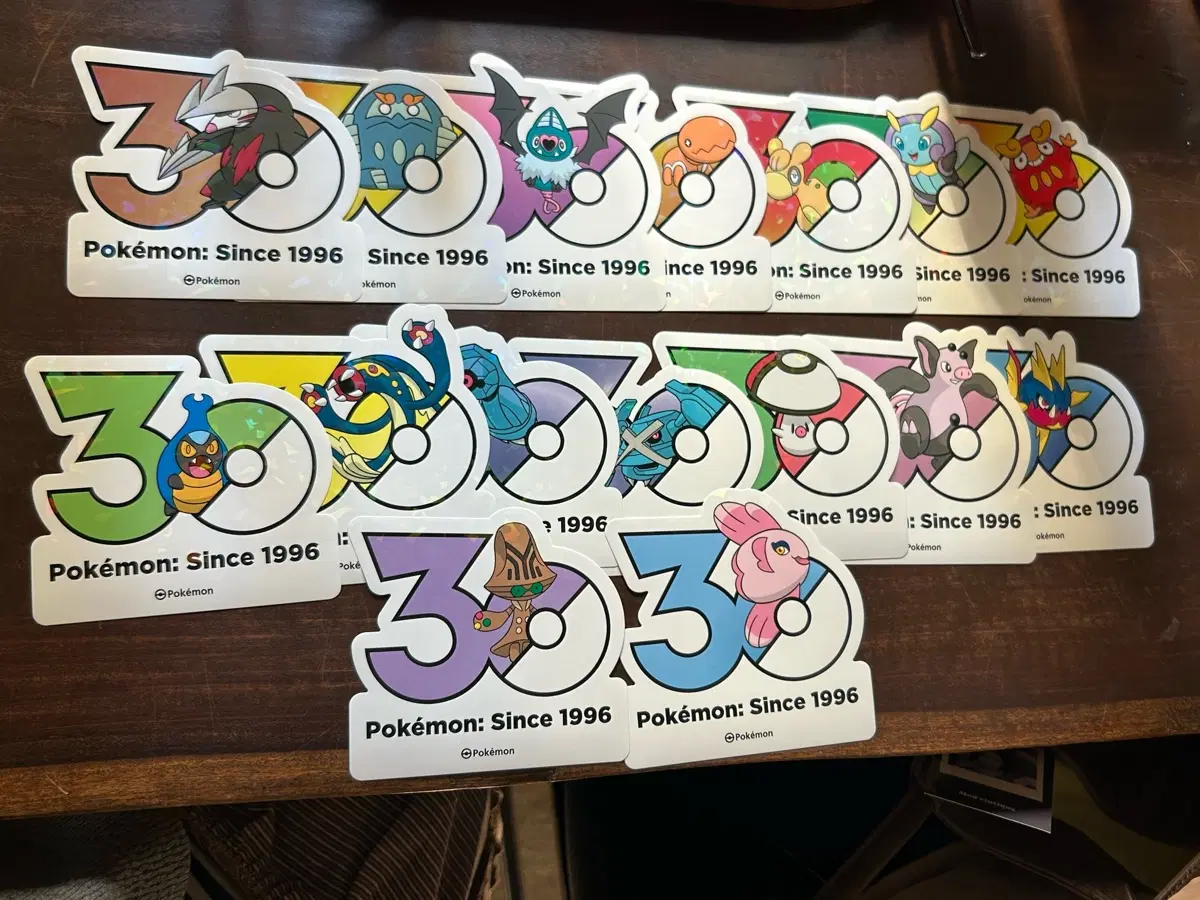 포켓몬스터 포켓몬 30주년 스티커 판매