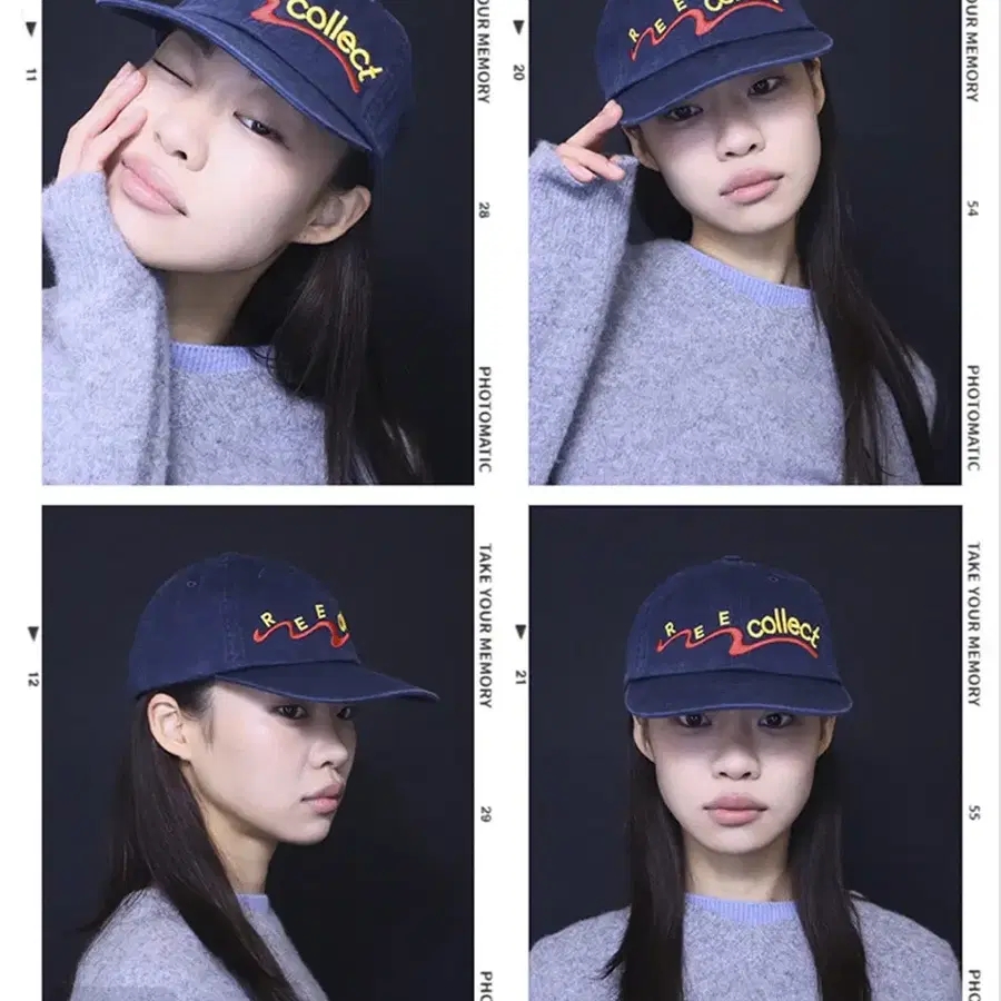 REE COLLECT 리콜렉트 wave hat 캠프캡