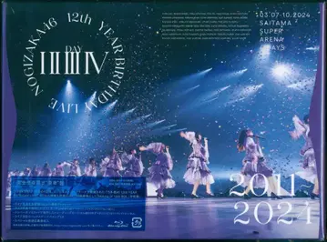 완전 생산 한정판 노기자카46 12th YEAR BIRTHDAY LIVE 4 DAYS 03.07-10.2024