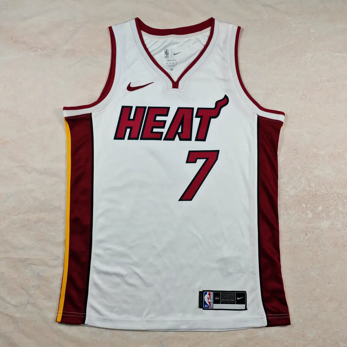 NBA 농구복 열압 마이애미 히트 7호 레귤러 화이트