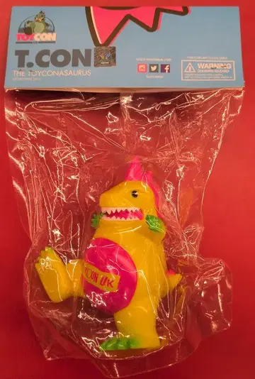 TOYCON UK TOYCONASAURUS 노랑 성형/핑크/옐로우 그린