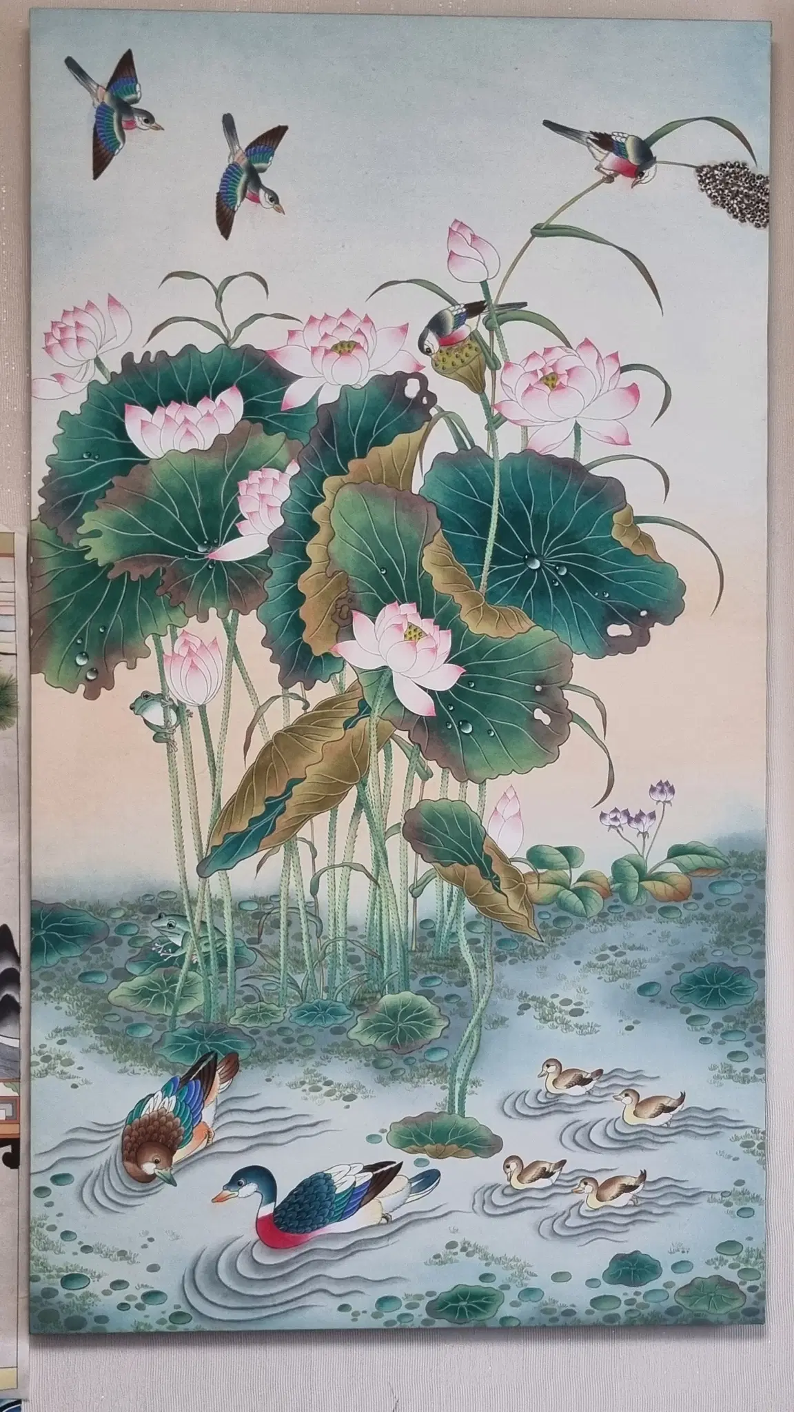 민화 <연화도> (신사임당대전 삼체상 수상작품)