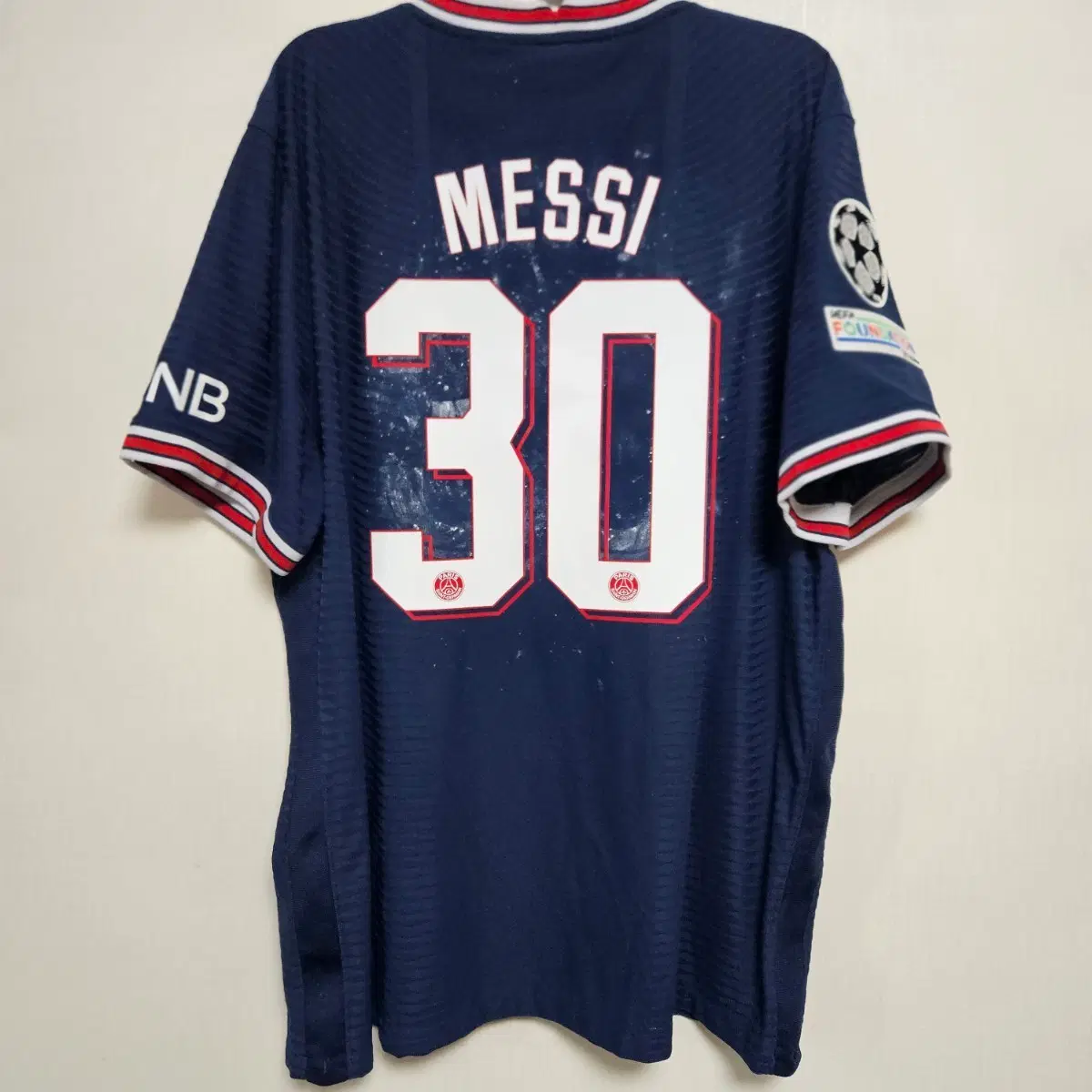 [2XL]21-22 PSG 어센틱 홈 리오넬 메시 챔스 유니폼