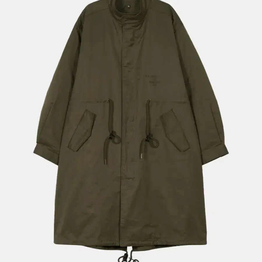 헤더먼트 야상 quilted fishtail parka