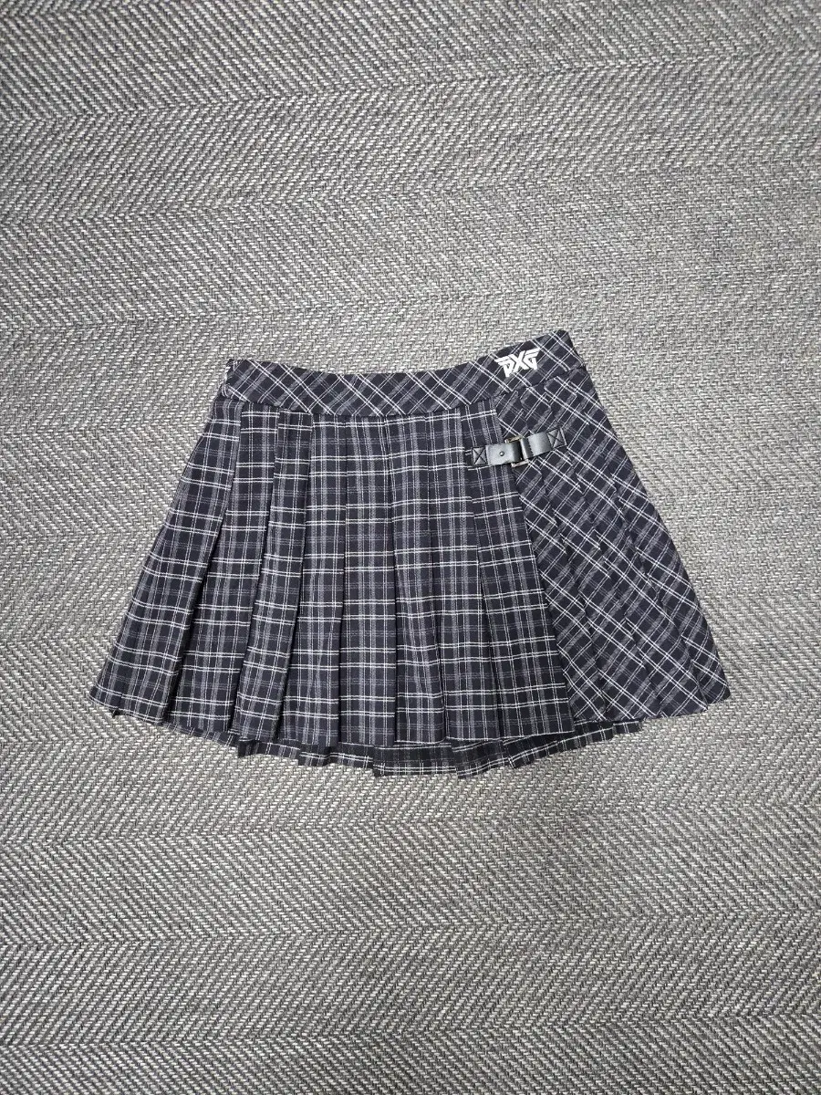 피엑스지 PXG 체크 플리츠 스커트