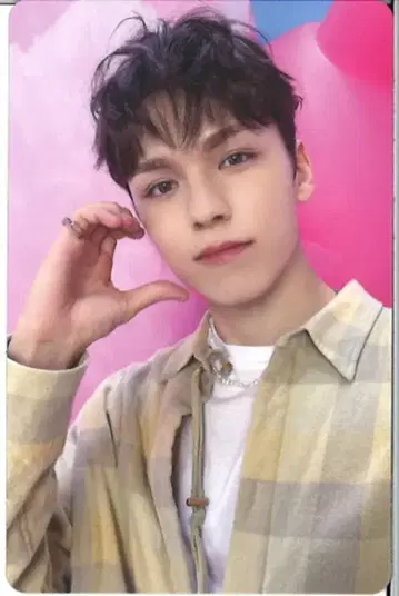 SEVENTEEN DREAM VERNON 트레이딩 카드 핑크