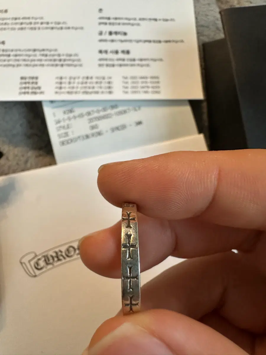 [판매완료] 크롬하츠 퍽유링 3mm