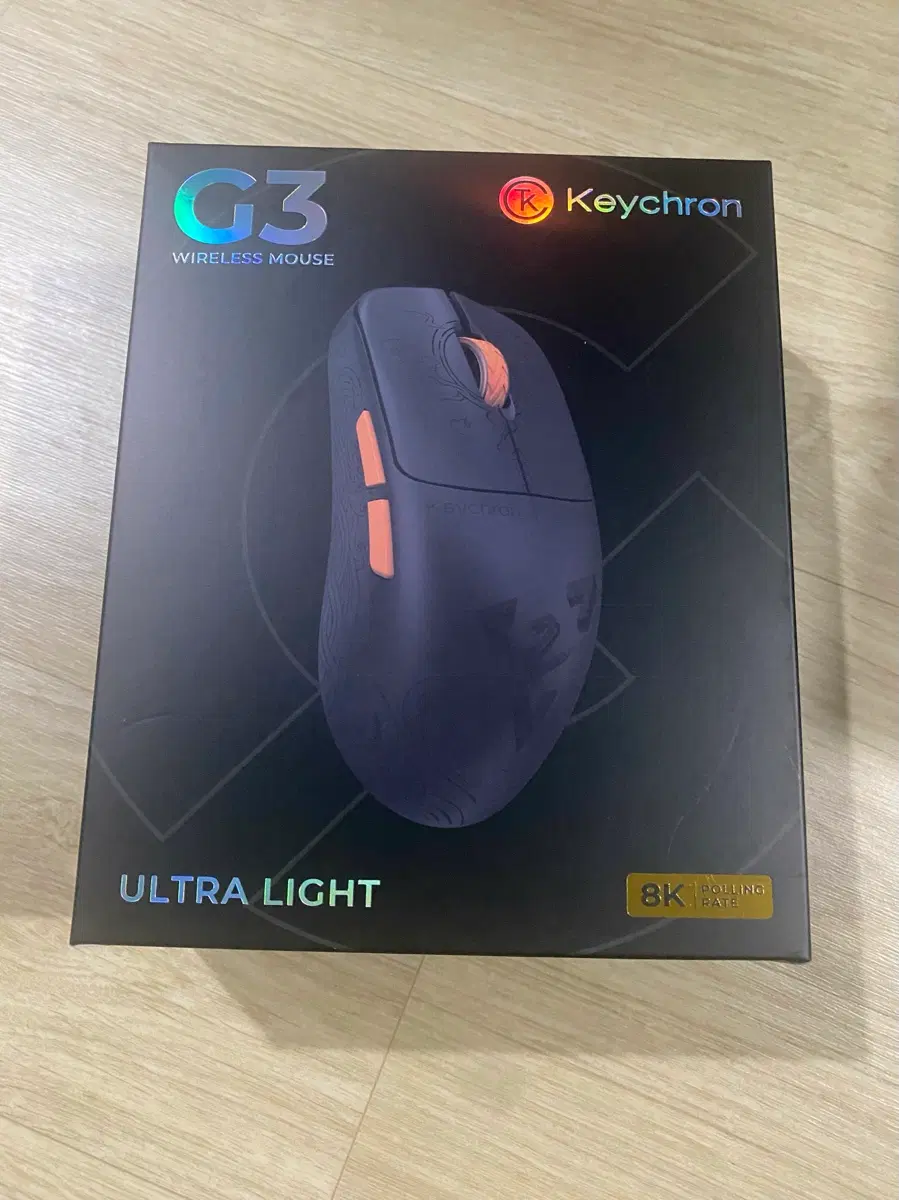 Keychron G3 울트라라이트 무선 마우스 카본블랙