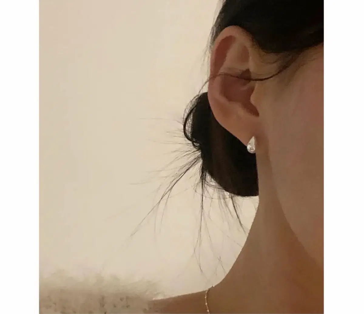 새상품>>듀엘브 925실버 드롭 워터 물방울 데일리 은귀걸이