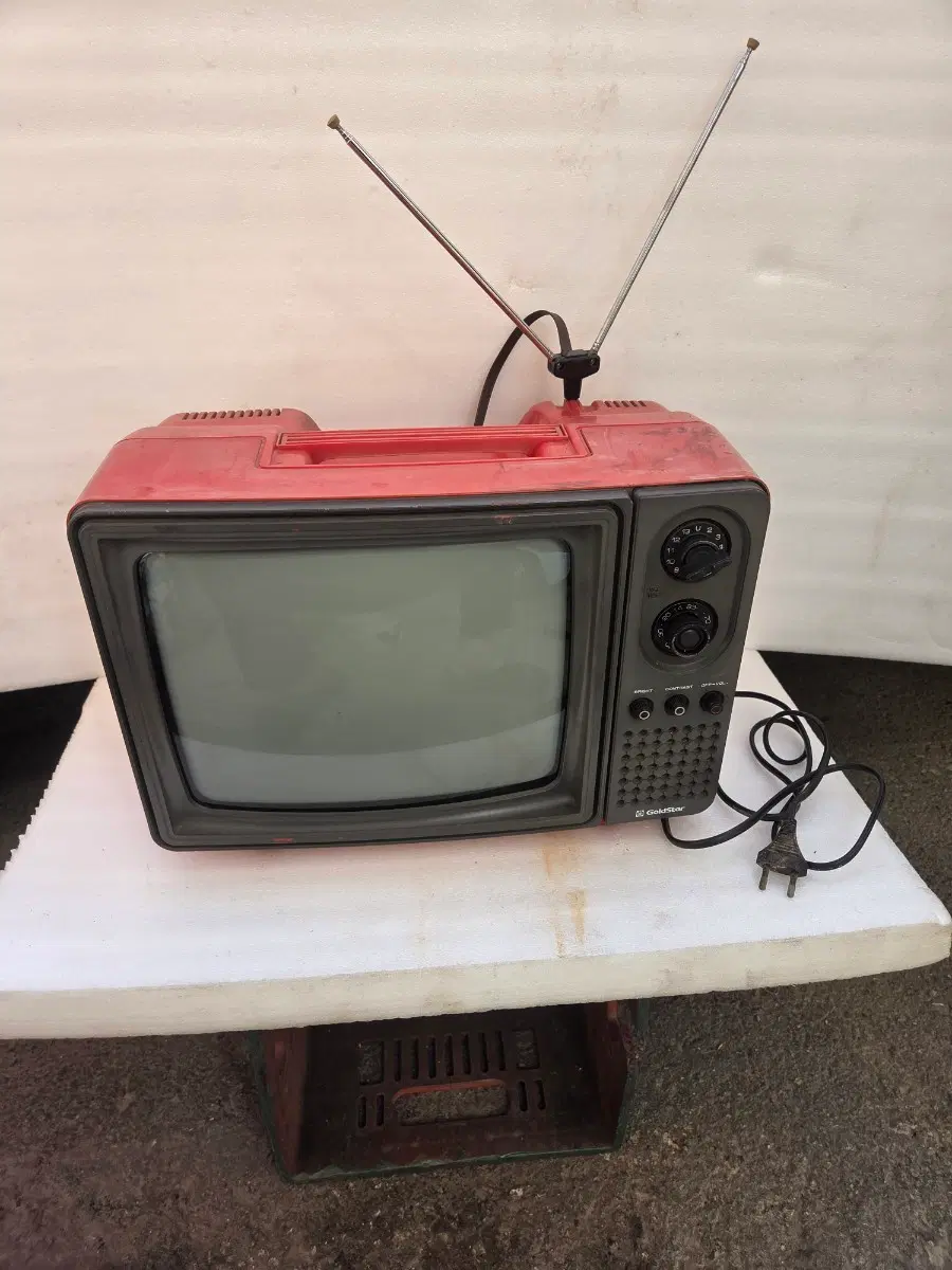 금성 골드스타 앤틱 TV 레트로 텔레비전