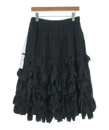BLACK COMME des GARCONS 롱 맥시 길이 스커트 여성용
