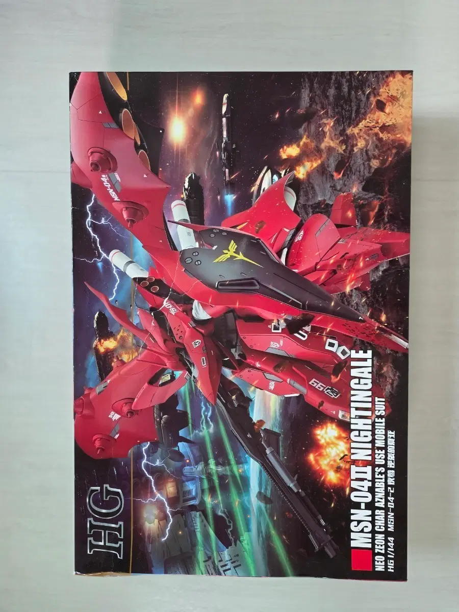 star HG 1/144 나이팅게일 전기도금 코팅