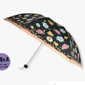 안나수이 우천 겸용 구 로고 JJ 50 x ANNA SUI 접이식 우산