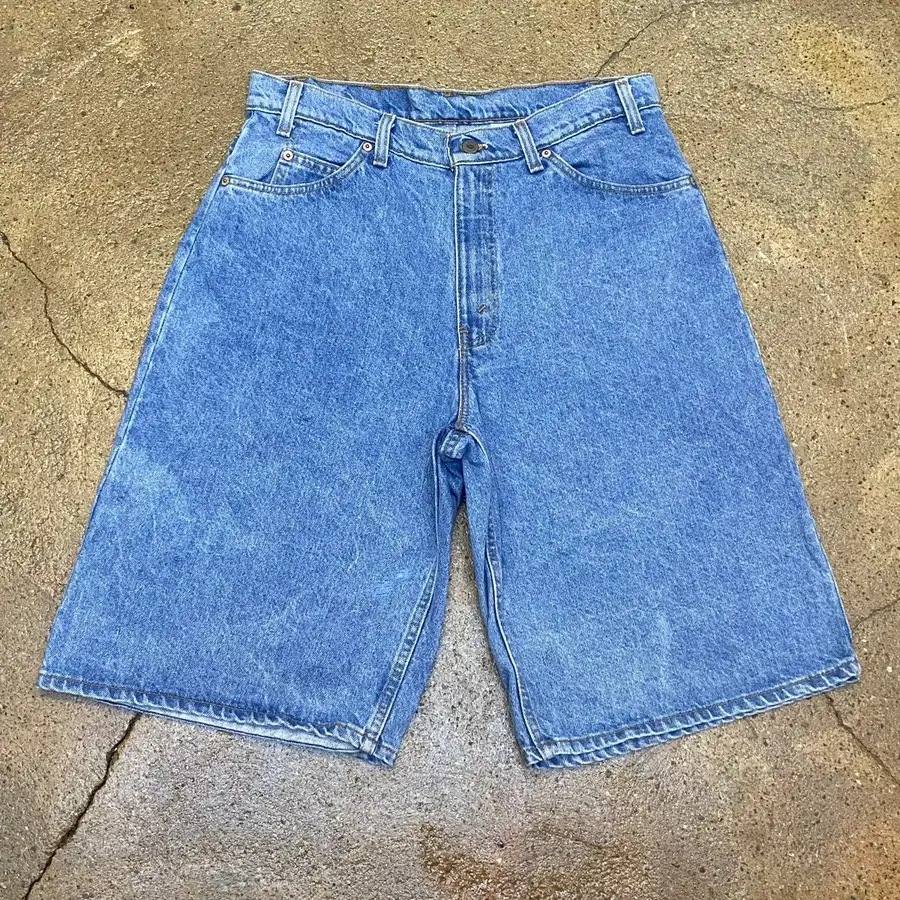 90s Made in USA 미국빈티지 리바이스 버뮤다 청반바지