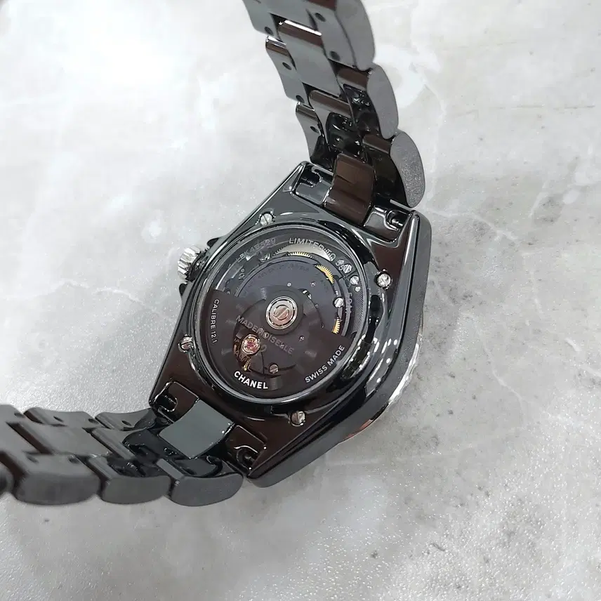 샤넬 한정판 마드모아젤 J12 라 파우자 시계 38mm H7432 사진 5