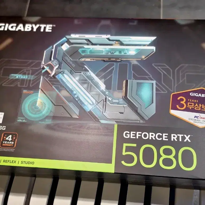 GIGABYTE 지포스 RTX 5080 GAMING OC D7 16GB PC디렉트