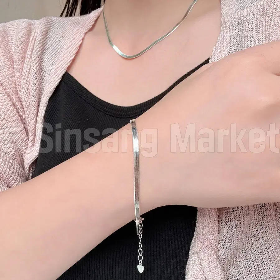 [빠른발송] 실버925 뱀줄 체인 목걸이 2mm 3mm 4mm 은체인 은