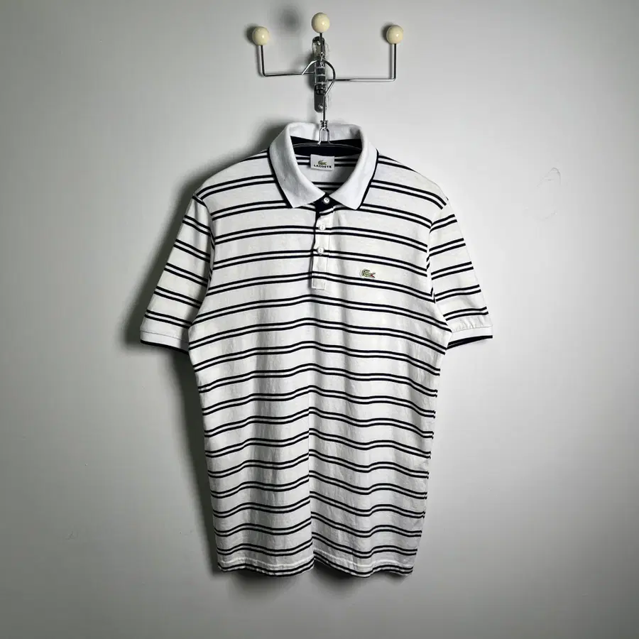 Lacoste 라코스테 스트라이프 반팔 카라티 XL