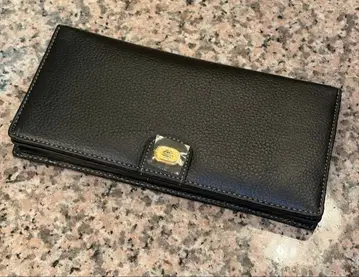 [레어] Amex 남성용 장지갑 블랙 가죽 느낌 심플 롱 지갑