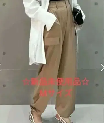 미사용 새상품 카고 팬츠 베이지 M 사이즈