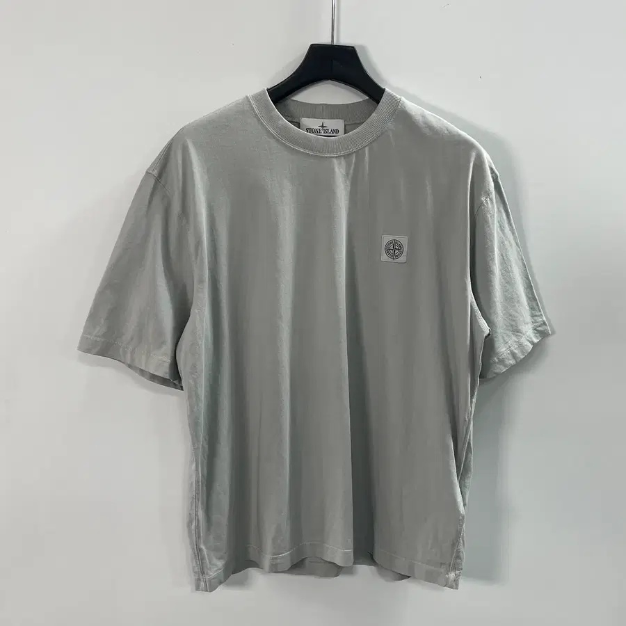 24ss 스톤아일랜드 박스로고 반팔티 (on.1458)
