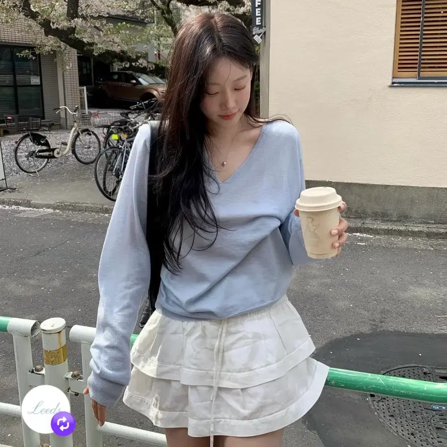 (새상품)leeds 더위시 캉캉스커트