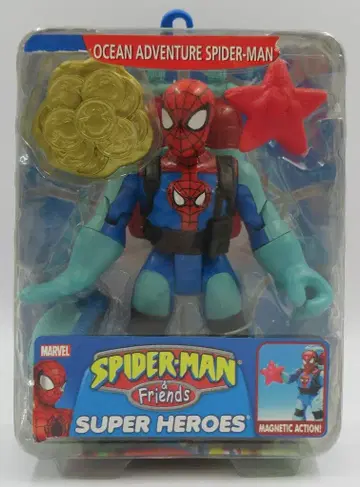 TOYBIZ 슈퍼 히어로즈 오션 어드벤처 스파이더맨