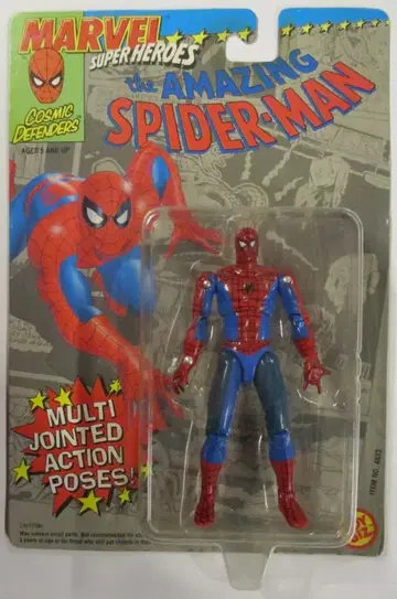 TOYBIZ 슈퍼 히어로즈 스파이더맨 / 멀티 조인트 액션 포즈 (12인치 백) 5인치