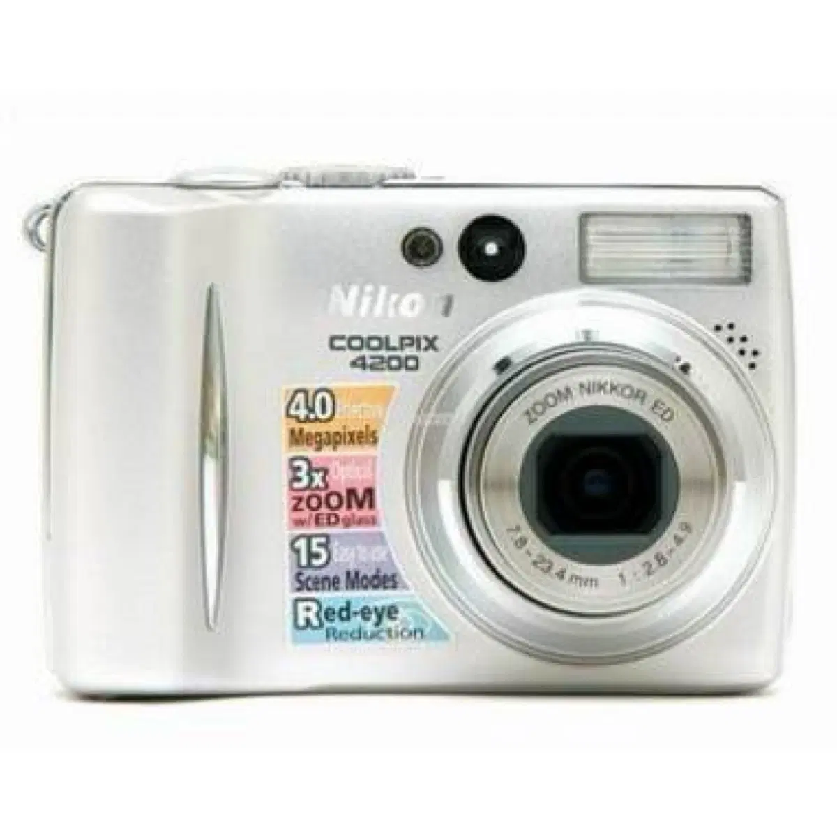 니콘 쿨픽스 4200 실버 디지털카메라 Nixon coolpix 디카
