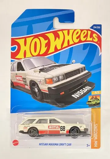 MATTEL HOTWHEELS HW WAGONS 4/5 HHF55 닛산 맥시마 드리프트 카 214/250