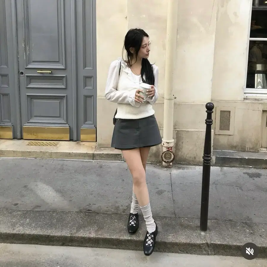 (새상품)leeds 더위시 노아 큐롯 스커트 M