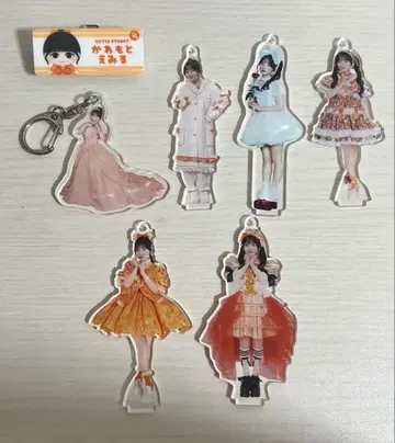 카와모토 에무 네임 배지 아크릴 스탠드 묶음 판매, 낱개 판매 가능