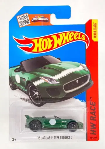 MATTEL HW RACE HOTWHEELS '15 JAGUAR F-TYPE PROJECT 7 그린 CFH06