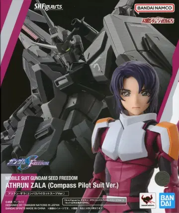 BANDAI SPIRITS S.H.Figuarts 기동전사 건담 SEED FREEDOM 아스란 자라 (컴퍼스 파일럿 수트 Ver.)