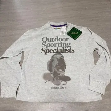 미사용 새상품 L.L.Bean 긴팔 T셔츠