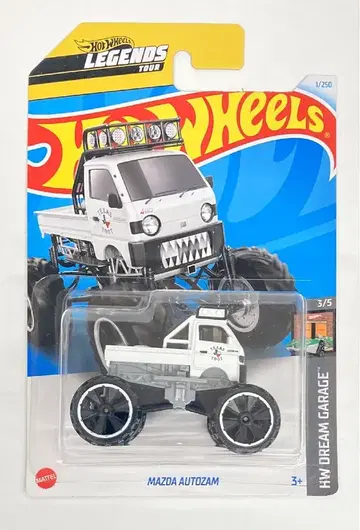 MATTEL HOTWHEELS HW DREAM GARAGE 3/5 HXP81 MAZDA AUTOZAM/화이트 1/250