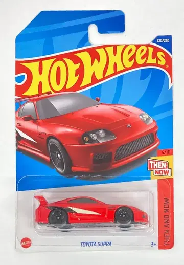 MATTEL THEN AND NOW HOTWHEELS TOYOTA SUPRA 레드 HHF58