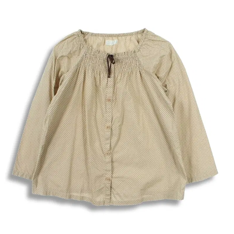 JAPAN (WOMEN - M/L) 도트 패턴 블라우스
