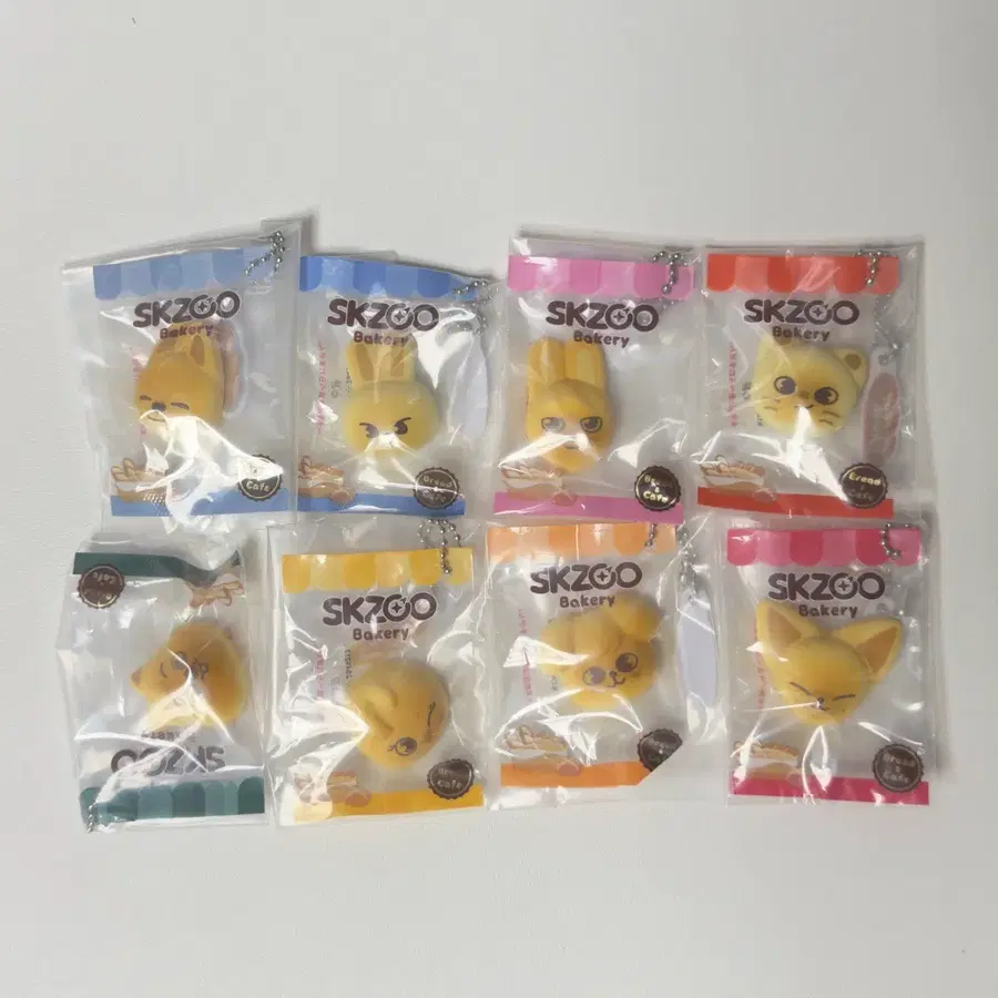 Skzoo 일본 베이커리 말랑이 가챠 8종 set
