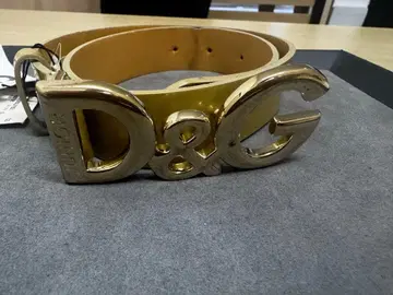 D&G JUNIOR 벨트 골드 컬러
