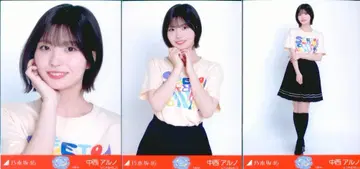 노기자카46 회장 한정판 브로마이드 나카니시 아루노 한여름 전국 투어 2026 T셔츠 오사카 ver. 컴프