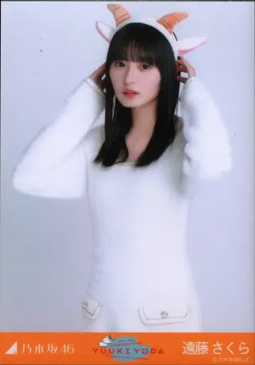 노기자카46 회장 한정판 브로마이드 엔도 사쿠라 곤조 머리띠 중
