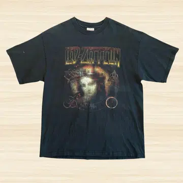 90's USA LED ZEPPELIN Mary Tee Black XL