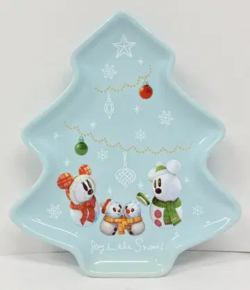 도쿄 디즈니 리조트 수베니어 플레이트 트리형/Disney SnoSnow 2017