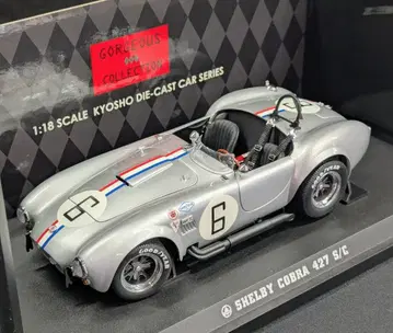 교쇼 1/18 GORGEOUS COLLECTION SHELBY COBRA 427S/C 레이싱 스크린 실버 08046S