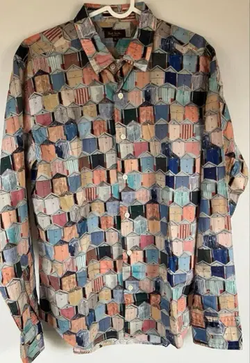 Paul Smith COLLECTION 비치하우스 올 패턴 셔츠 M 일본제