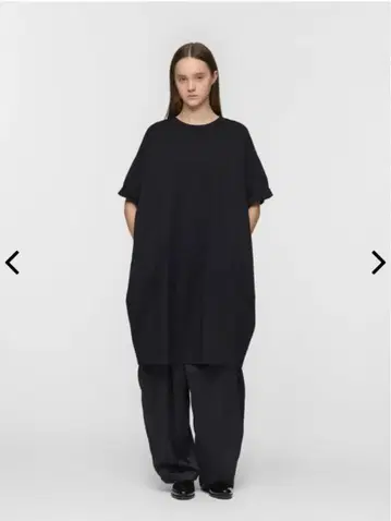 mizuiro ind 롤업 슬리브 와이드 원피스 그레이지